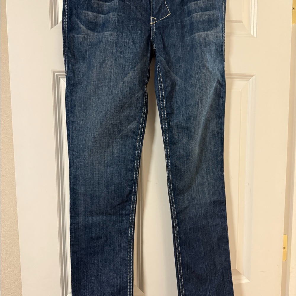 William Rast Dark Blue Straight Leg Jeans
